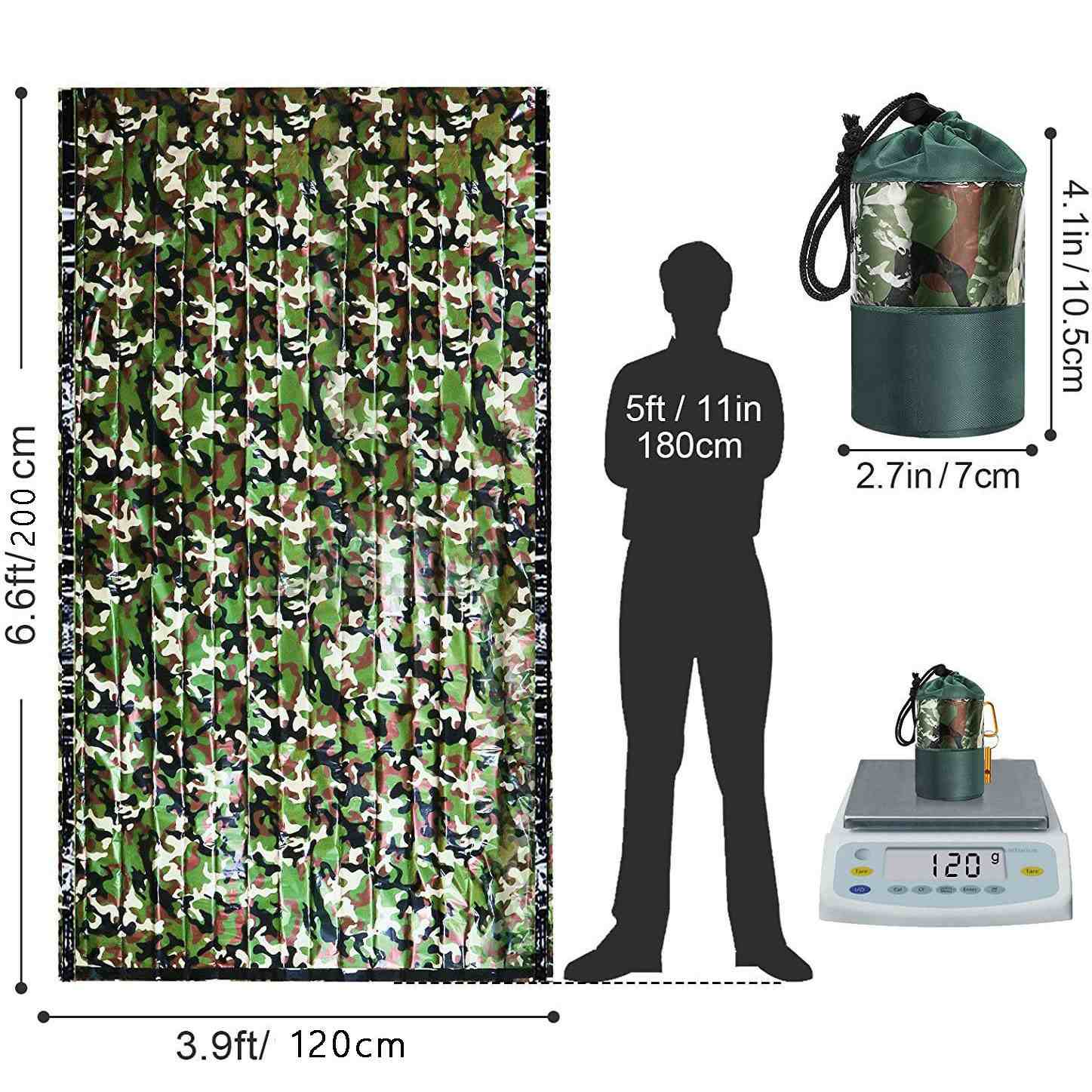 Emergency Thermal AL Foil Blankets
